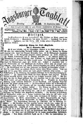 Augsburger Tagblatt Sonntag 18. September 1864