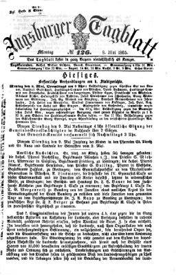 Augsburger Tagblatt Montag 8. Mai 1865