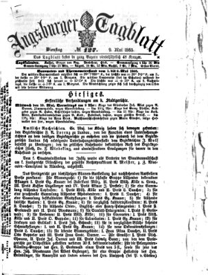 Augsburger Tagblatt Dienstag 9. Mai 1865