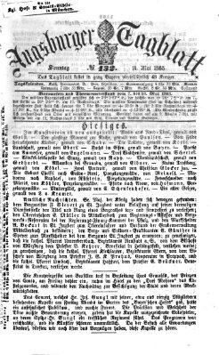 Augsburger Tagblatt Sonntag 14. Mai 1865