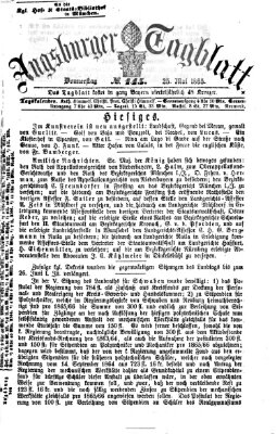 Augsburger Tagblatt Donnerstag 25. Mai 1865