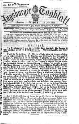 Augsburger Tagblatt Sonntag 11. Juni 1865