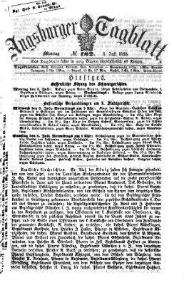 Augsburger Tagblatt Montag 3. Juli 1865