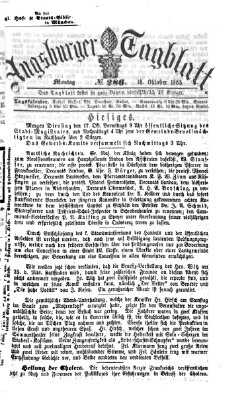 Augsburger Tagblatt Montag 16. Oktober 1865