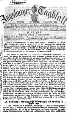 Augsburger Tagblatt Dienstag 7. November 1865