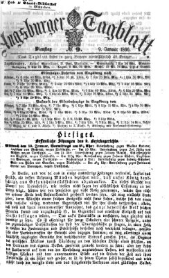 Augsburger Tagblatt Dienstag 9. Januar 1866