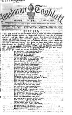 Augsburger Tagblatt Mittwoch 7. Februar 1866