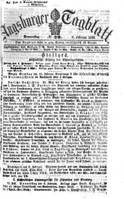 Augsburger Tagblatt Freitag 9. Februar 1866