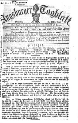 Augsburger Tagblatt Sonntag 18. März 1866