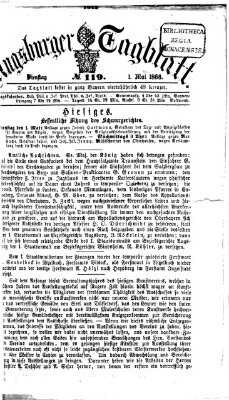 Augsburger Tagblatt Dienstag 1. Mai 1866