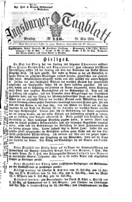 Augsburger Tagblatt Dienstag 29. Mai 1866