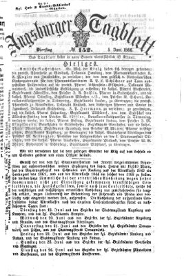 Augsburger Tagblatt Dienstag 5. Juni 1866