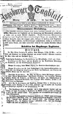 Augsburger Tagblatt Montag 25. Juni 1866