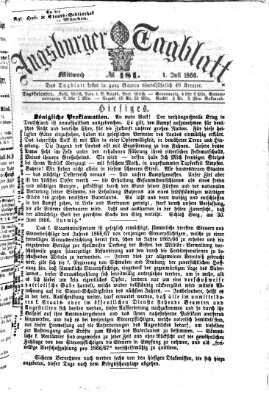 Augsburger Tagblatt Mittwoch 4. Juli 1866