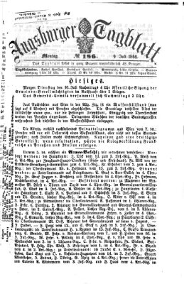 Augsburger Tagblatt Montag 9. Juli 1866