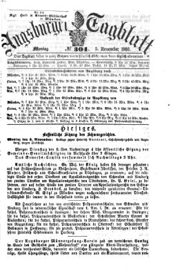 Augsburger Tagblatt Montag 5. November 1866