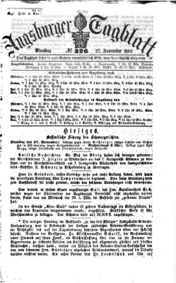 Augsburger Tagblatt Dienstag 27. November 1866