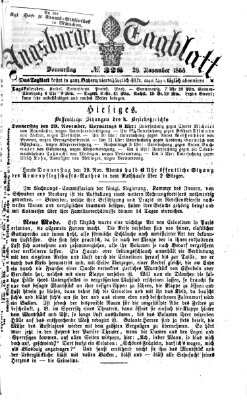 Augsburger Tagblatt Donnerstag 29. November 1866