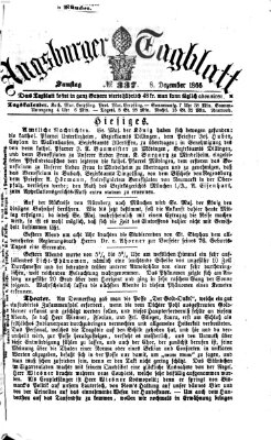 Augsburger Tagblatt Samstag 8. Dezember 1866