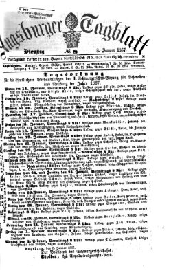 Augsburger Tagblatt Dienstag 8. Januar 1867