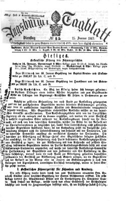 Augsburger Tagblatt Dienstag 15. Januar 1867