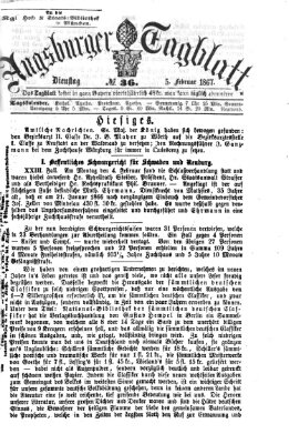 Augsburger Tagblatt Dienstag 5. Februar 1867