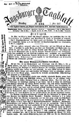 Augsburger Tagblatt Dienstag 7. Mai 1867