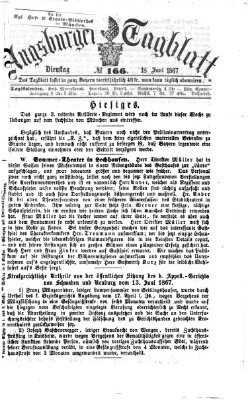 Augsburger Tagblatt Dienstag 18. Juni 1867