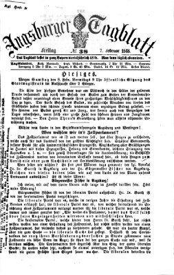 Augsburger Tagblatt Freitag 7. Februar 1868