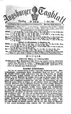 Augsburger Tagblatt Dienstag 5. Mai 1868