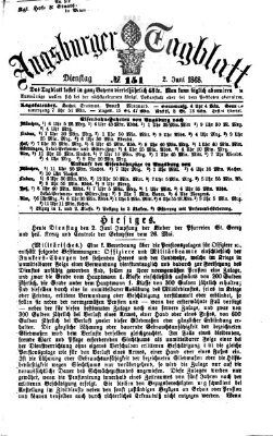 Augsburger Tagblatt Dienstag 2. Juni 1868