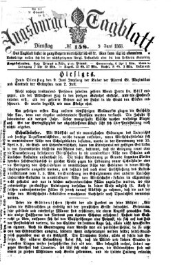 Augsburger Tagblatt Dienstag 9. Juni 1868