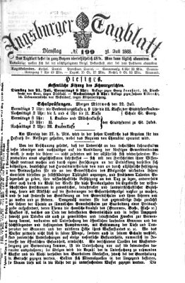 Augsburger Tagblatt Dienstag 21. Juli 1868