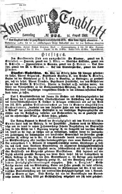 Augsburger Tagblatt Sonntag 16. August 1868