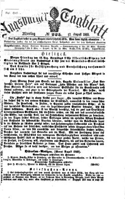 Augsburger Tagblatt Montag 17. August 1868