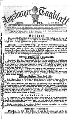 Augsburger Tagblatt Montag 3. Mai 1869