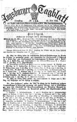 Augsburger Tagblatt Dienstag 18. Mai 1869