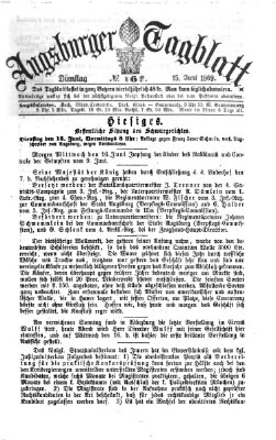 Augsburger Tagblatt Dienstag 15. Juni 1869