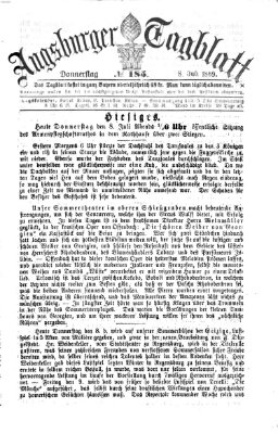 Augsburger Tagblatt Donnerstag 8. Juli 1869