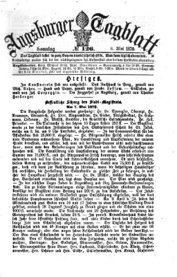 Augsburger Tagblatt Sonntag 8. Mai 1870