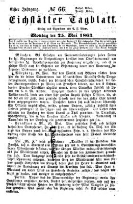 Eichstätter Tagblatt Montag 25. Mai 1863