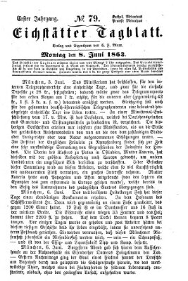 Eichstätter Tagblatt Montag 8. Juni 1863