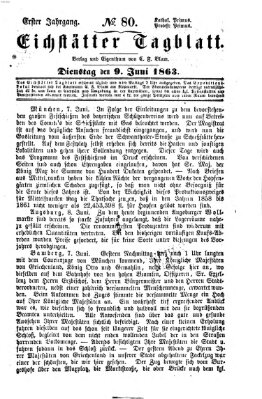 Eichstätter Tagblatt Dienstag 9. Juni 1863