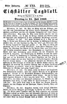 Eichstätter Tagblatt Dienstag 21. Juli 1863