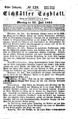 Eichstätter Tagblatt Montag 27. Juli 1863