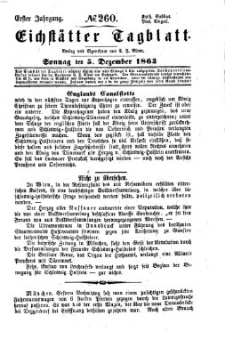 Eichstätter Tagblatt Samstag 5. Dezember 1863