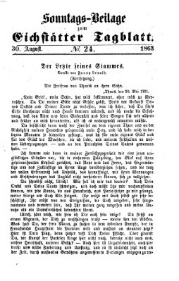 Eichstätter Tagblatt Sonntag 30. August 1863