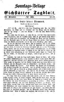 Eichstätter Tagblatt Sonntag 11. Oktober 1863