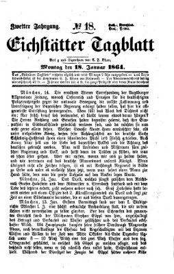 Eichstätter Tagblatt Montag 18. Januar 1864