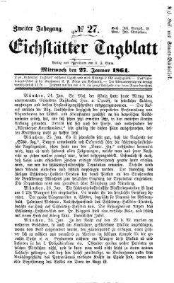 Eichstätter Tagblatt Mittwoch 27. Januar 1864